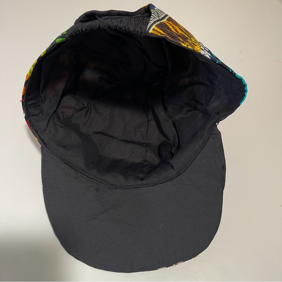 African Print Ankara Handmade Multicolor Bohemian Patchwork Baseball Cap - Picture 6 of 6